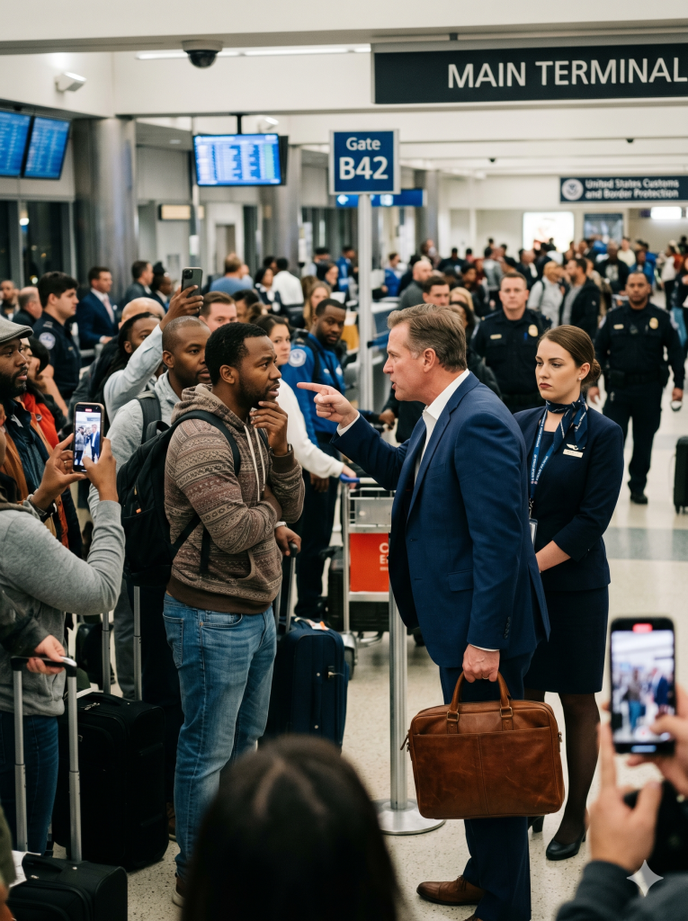 They Tried to Arrest the Wrong Man in a Crowded Airport. What Police Discovered in My Grandfather’s Bag Ruined Far More Than Just Their Careers.