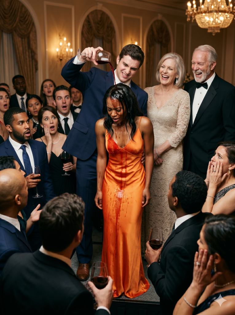 A Wealthy Boy Spills Wine Over a Black CEO While His Parents Laugh — Until She Pulls Out of Their $650M Deal