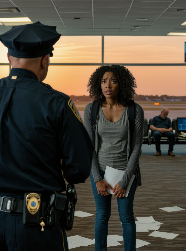 A police captain confiscated and tore up a Black woman’s boarding pass at Gate 22 of JFK Airport — until federal agents intervened!!!