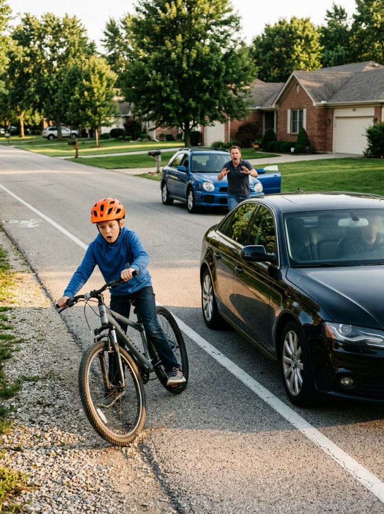 A Grown Man Tried Forcing My 15-Year-Old Son Off the Road… But Just 10 Minutes Later, He Was Pleading With Us to Stop.