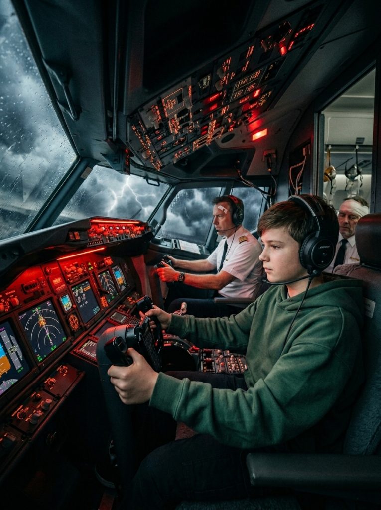 The Cabin Was Filled With Screams… Until One Kid Slowly Raised His Hand