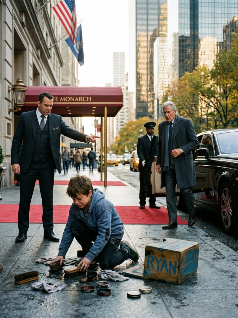 The Shoeshine Box Was Sent Flying Across The Sidewalk, And A Single Kick Shattered Eleven Years Of Buried Truth.