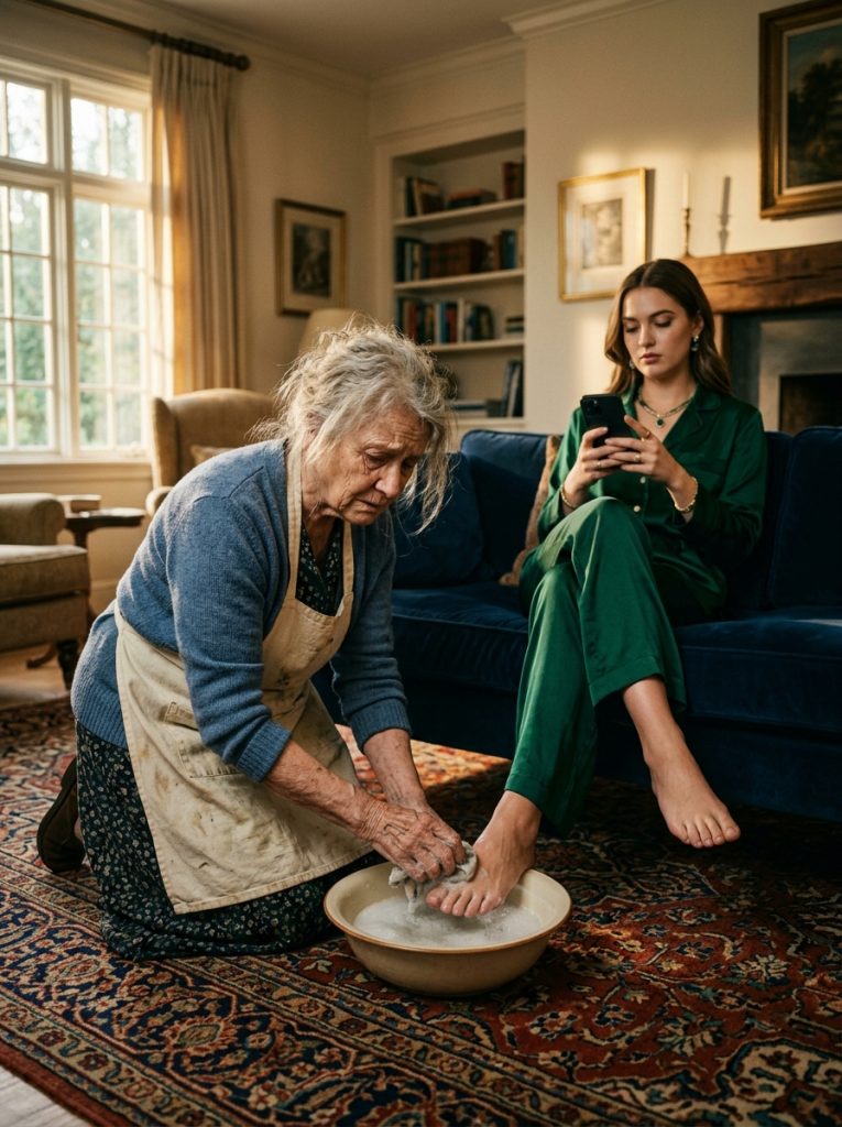 I built a billion-dollar empire just to see my mother smile. I came home early from a merger to find her kneeling on the marble floor, scrubbing it with a toothbrush while my wife poured red wine over her head. “Missed a spot, you old peasant!” my wife screamed. My mom just sobbed, “Please, my back…” My wife laughed, “If you tell my husband, I’ll put you in a cage.” She didn’t see me in the doorway. I didn’t say a word. But the revenge I unleashed over the next 24 hours would make her beg for the very mercy she had just denied the woman who gave me life.