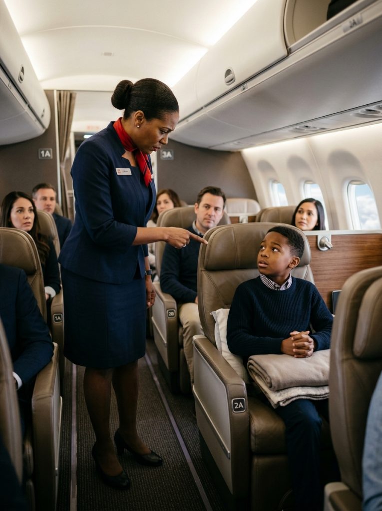 Black Boy Removed from First Class — 15 Minutes Later, His CEO Father Arrived, Everything Changed