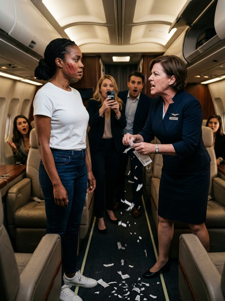 The Flight Attendant Slapped A Black Woman In First Class… And Made The Biggest Mistake Of Her Career.