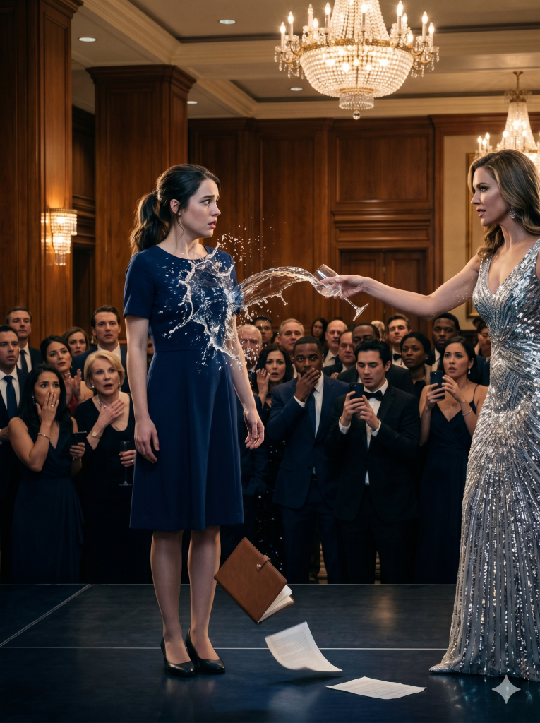 A Timid Bookish Girl Was RIDICULED and DRENCHED on Stage by a Renowned Beauty — But the Audience Had NO IDEA She Was Holding the One Secret That Could Destroy Her