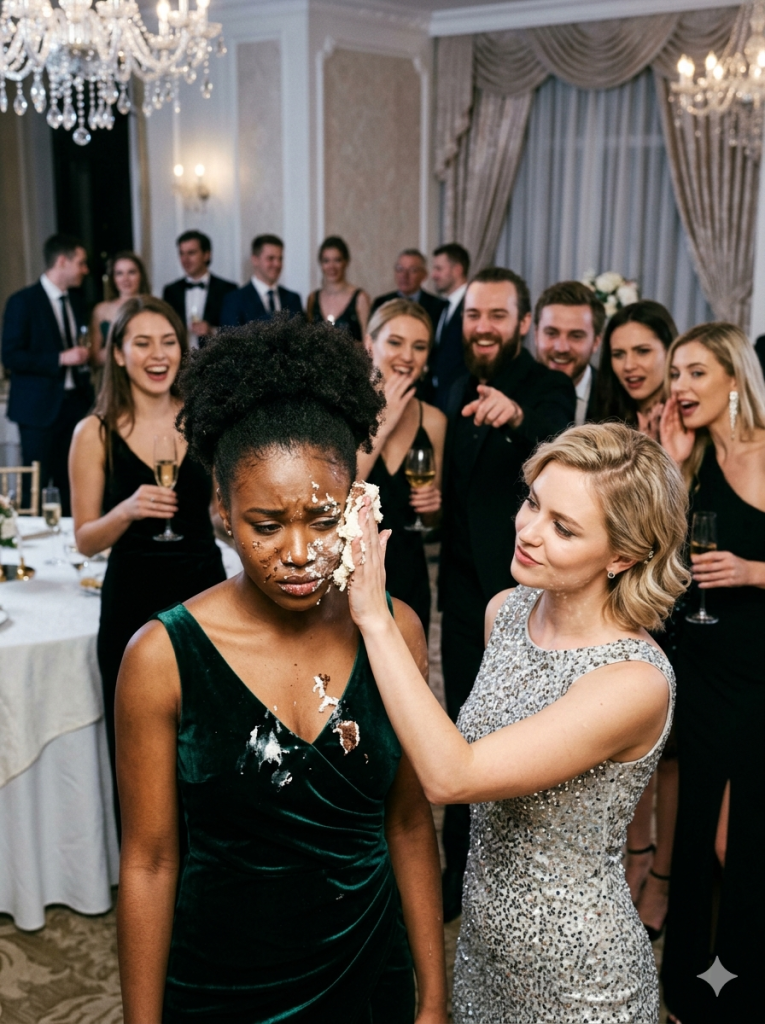 She smashed cake into my face at the gala… THEN THE WHOLE BALLROOM WENT STILL.