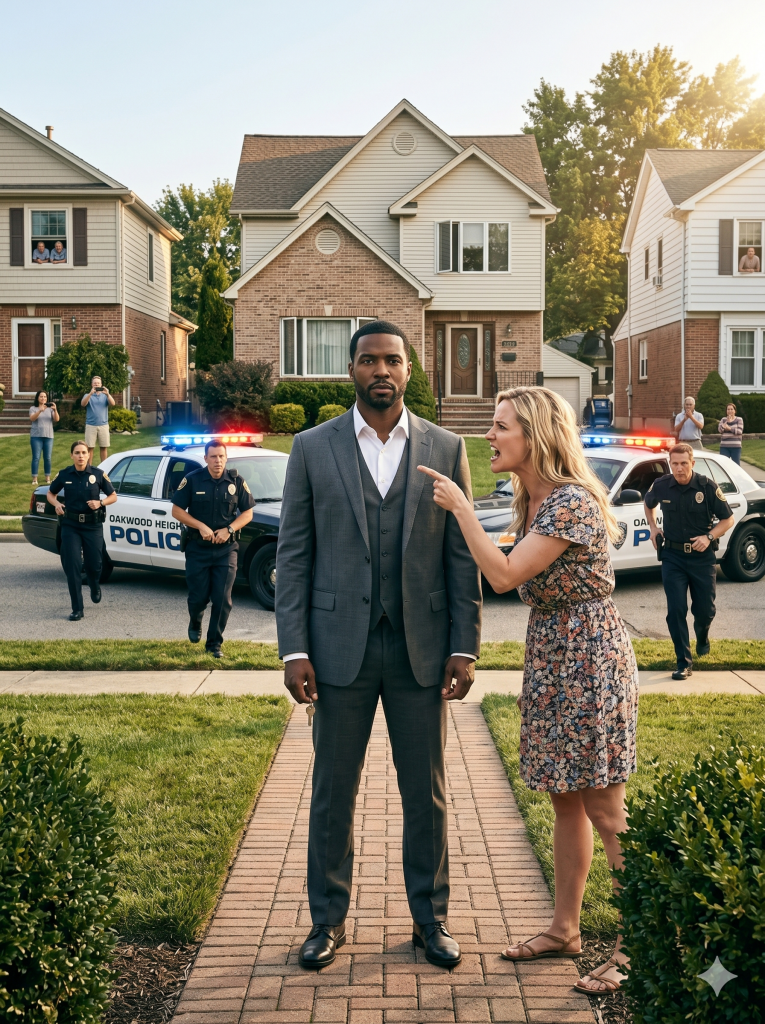 Two Police Cars Screeched to a Halt—But No One Could Have Guessed the Black Man’s True Identity. The Woman Who Tried to Kick Him Out Was About to Regret It All.