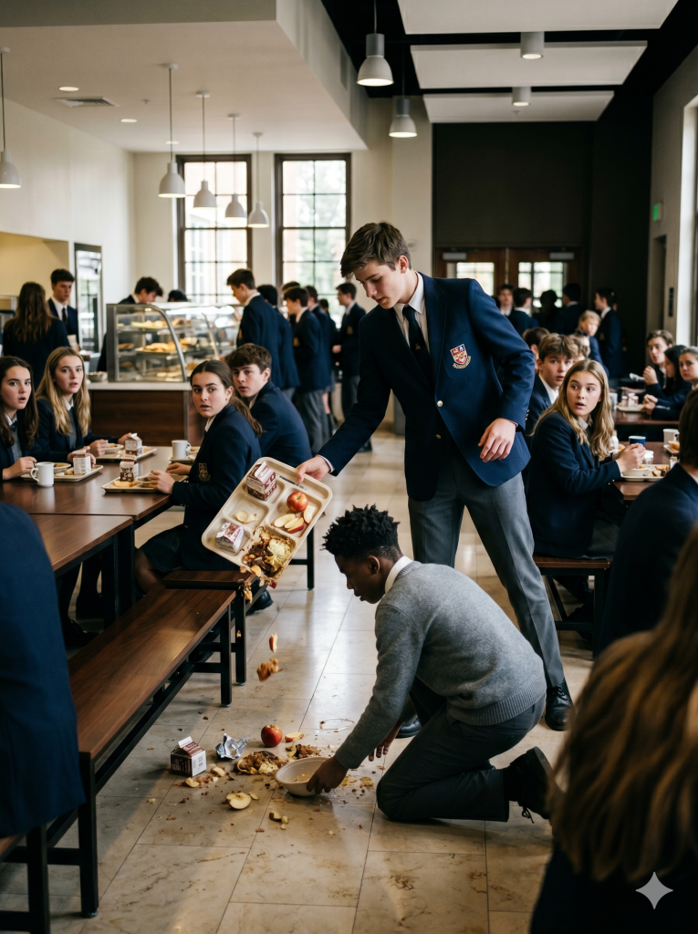 The Wealthiest Kid at School Humiliated Me During Lunch. Then the Principal Answered a Phone Call and Everything Suddenly Changed.