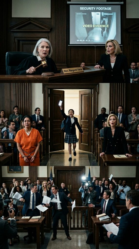 When the Millionaire’s Daughter Took Out Her Phone, the Judge Turned PALE…
