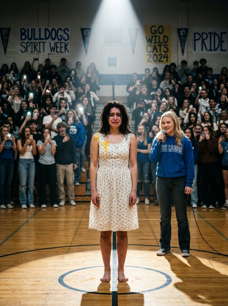 They Tossed Trash at the Orphan Girl in the Gym. Then Her Father Walked In, and Nobody Laughed Again.