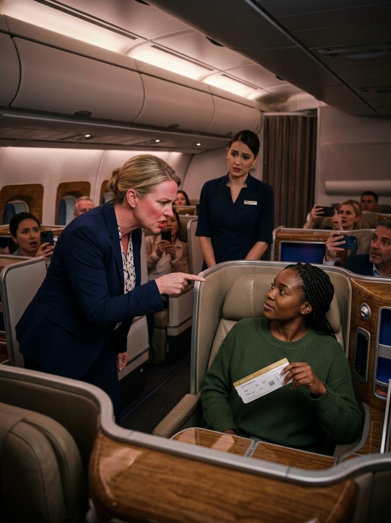 White Woman Took a Black CEO’s Seat — Moments Later, the Entire Plane Fell Silent