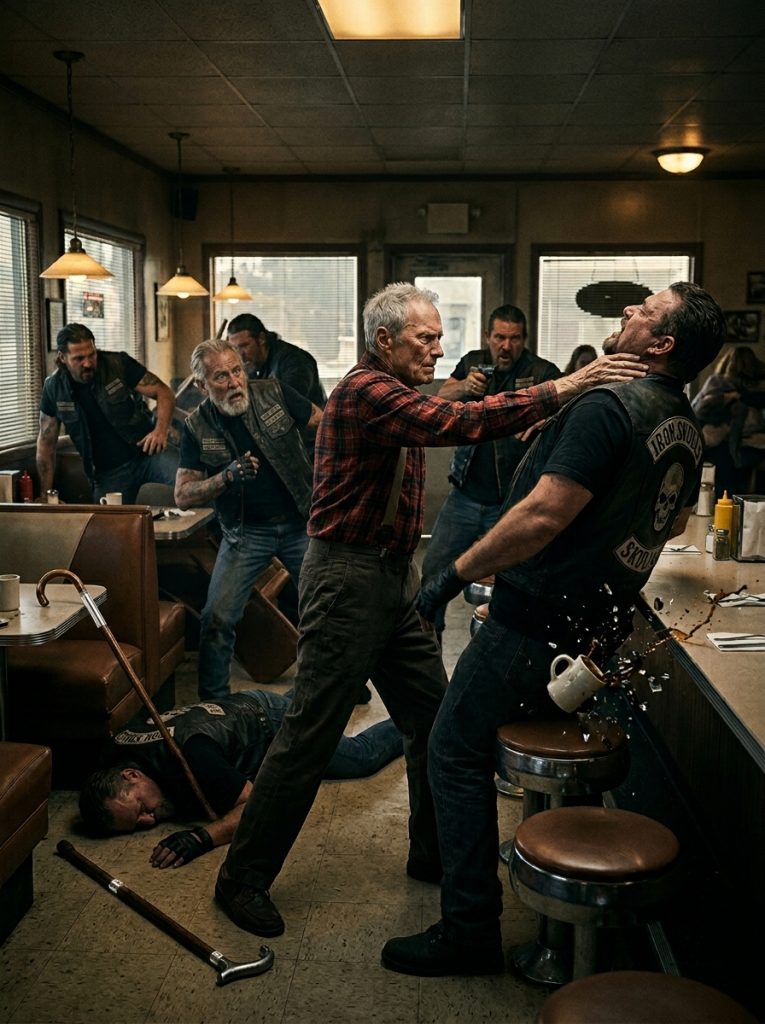 The Biker Believed He Had Cornered A Helpless Old Man — But The Ledger Told A Very Different Story.
