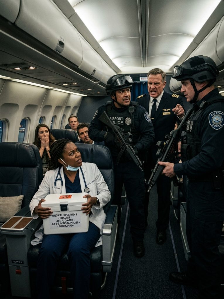 I Paid In Cash For My First-Class Seat, But The Flight Attendant Called Armed Security To Throw Me Off The Plane… What The Captain Overheard During My Phone Call Shattered Him As A Man.