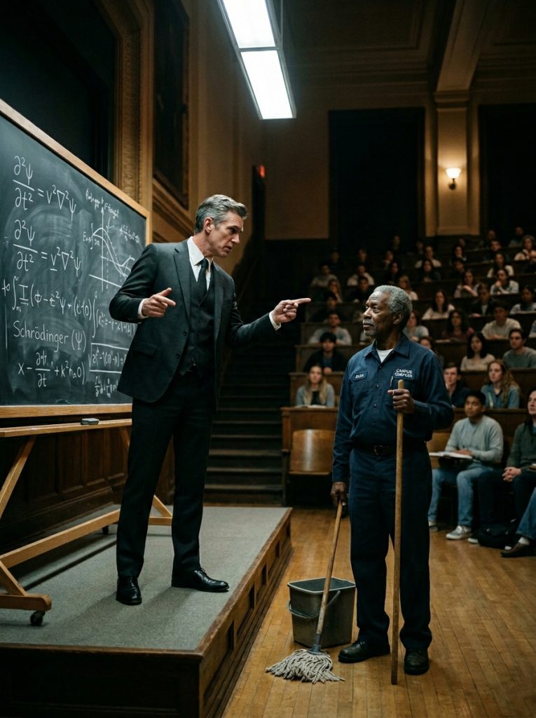 Professor Mocked Black Janitor With ‘Impossible’ Equation — He Solved It in Seconds, Class Went Silent