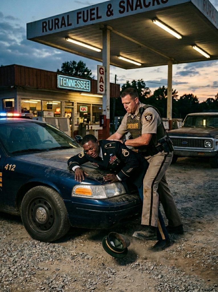 He Laughed at a Grieving Soldier — Then Black SUVs Arrived