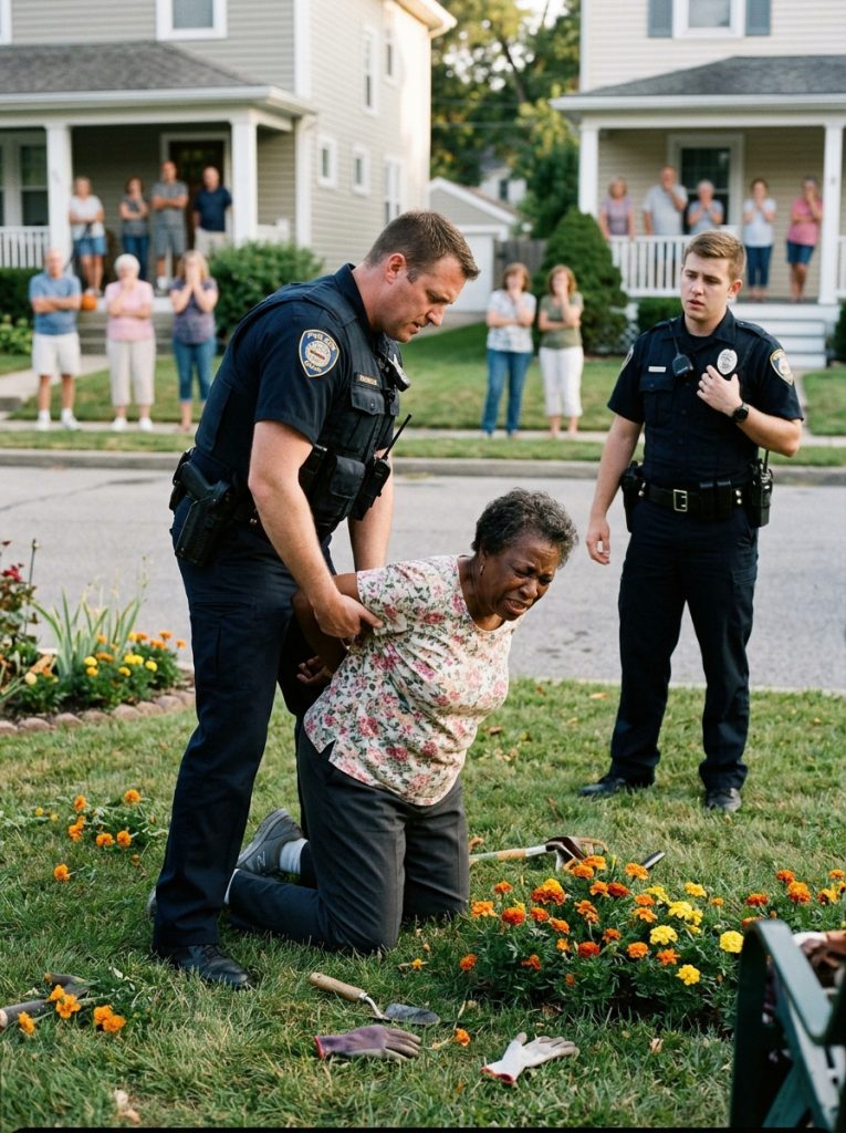 Police Officers Attacked a 72-Year-Old Woman in Her Garden… Then They Learned Who Her Son Was
