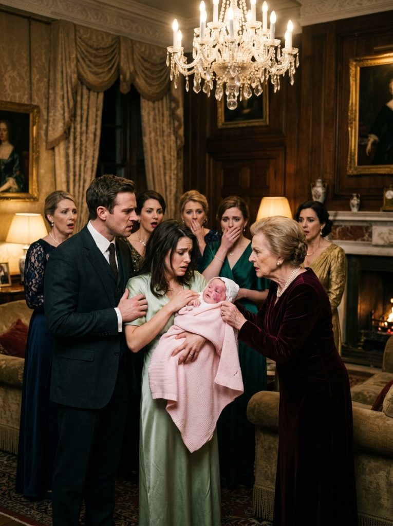 I Took My Newborn Daughter To Meet Her Grandmother At Her Elite Country Club Estate… But The Moment She Lifted The Blanket, My Husband Was Forced To Make A Decision That Destroyed His Family’s Empire Forever.