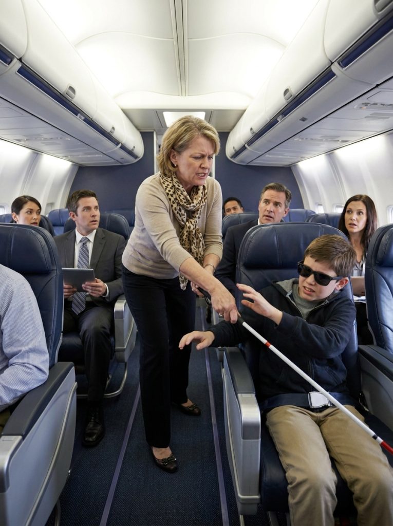 A Wealthy Woman Snatched A Blind Black Boy’s Cane Mid-Flight And Laughed—Unaware That His Father Was The Federal Judge Waiting At The Gate.