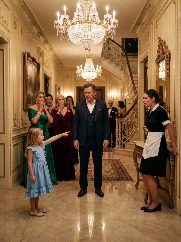 His Daughter Chose the Maid in Front of Everyone — Then One Sentence Changed Everything