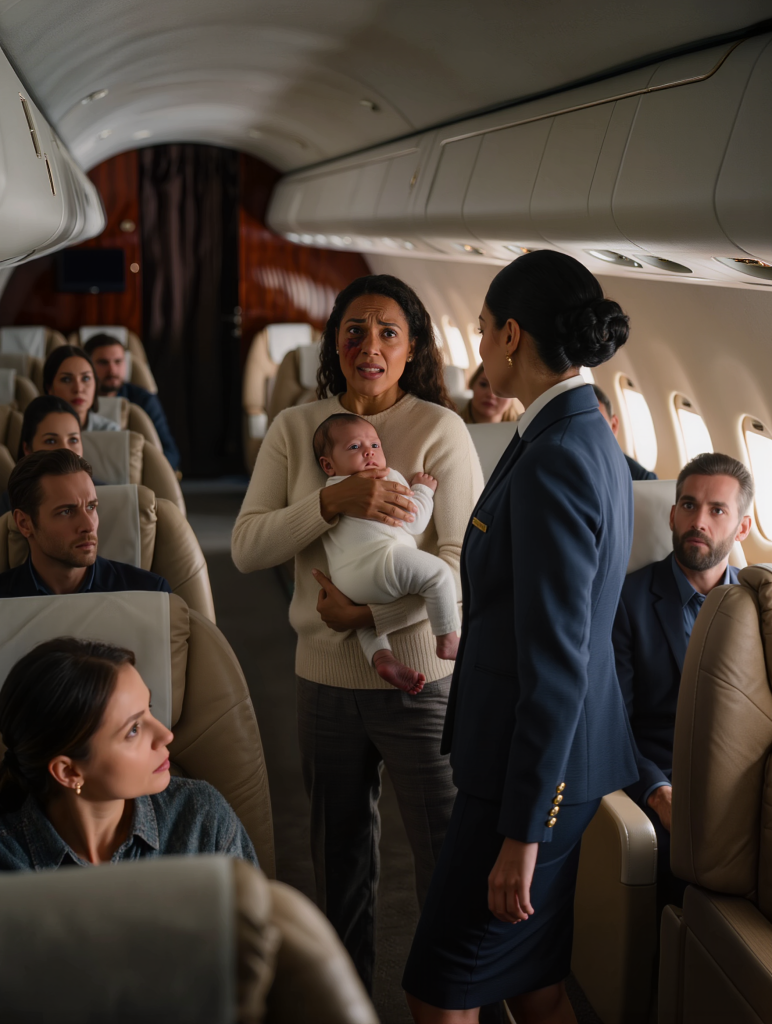 “No One Saw It Coming…” The Terrifying Silence After The Flight Attendant H*t Me… And All I Did Was Smile. ✈️