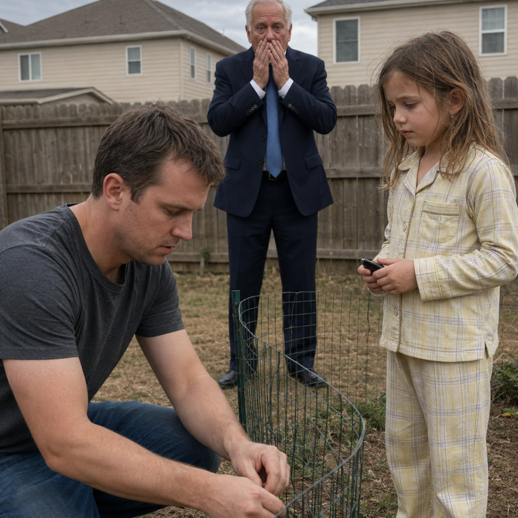 My ten-year-old daughter had stopped answering my calls for three days, so I drove to her mother’s house—and discovered her locked inside a metal cage in the backyard.