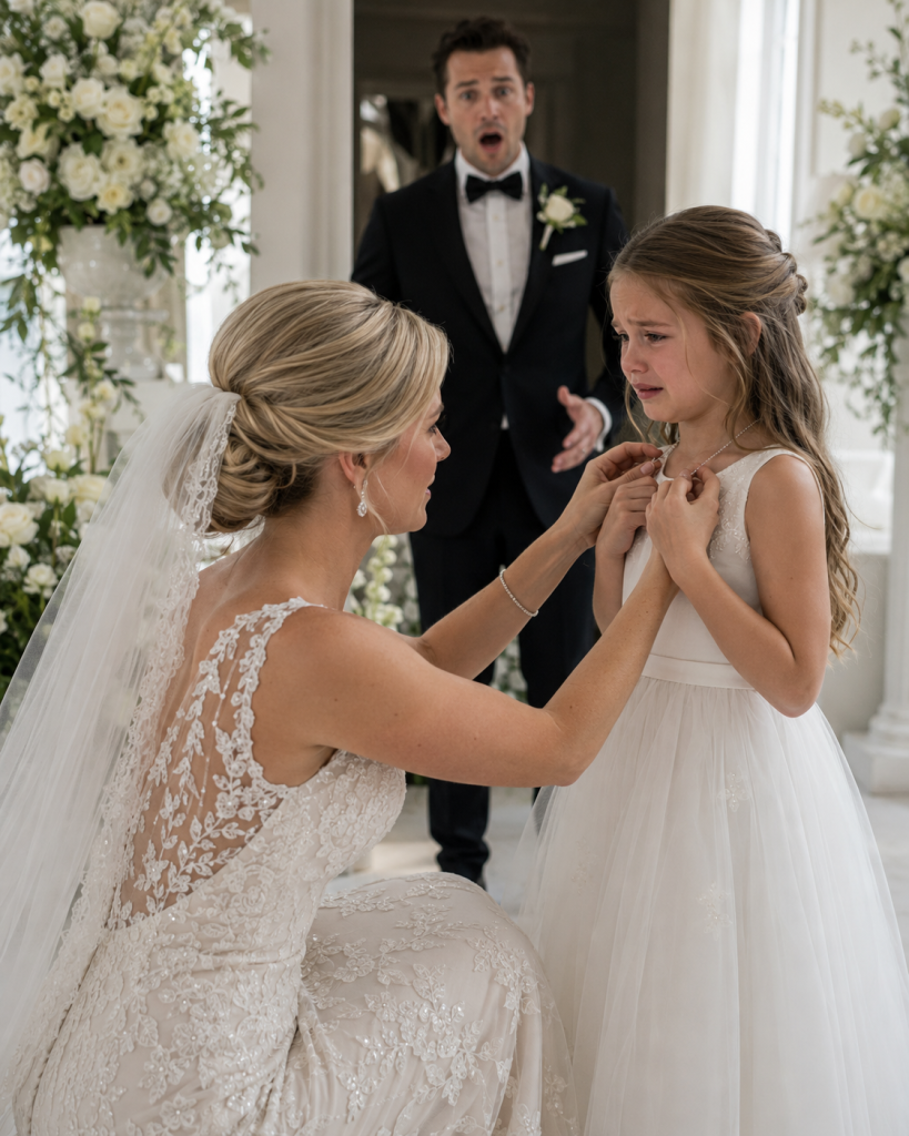 The Bride Blamed a 7-Year-Old Flower Girl for Stealing Her Mother’s Locket… Then She Opened It and Realized Her “De@d” Mother Was Still Alive