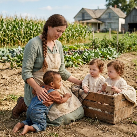 He left to pursue success, abandoning the woman who had helped him build a life from nothing. Two years later, he came back—and stopped cold when he found her working in the fields with three children who would change everything.