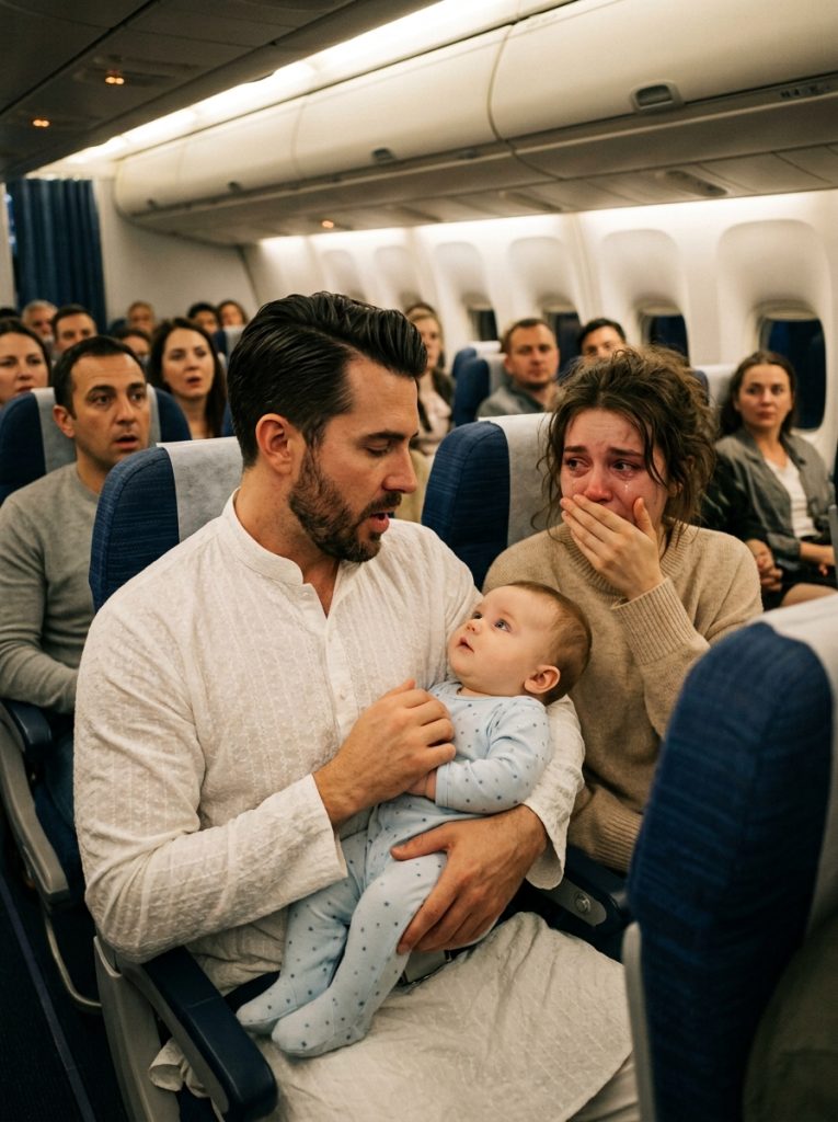 On a Long Flight, a Crying Child Annoyed Everyone—Until a Sheikh Suddenly Did Something That Left the Entire Cabin Silent